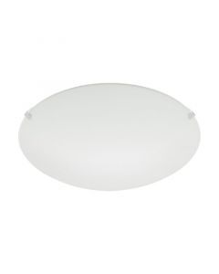 Lampe plafond blanche en verre, Bada