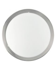 Lampe plafond nickel en verre, Agena