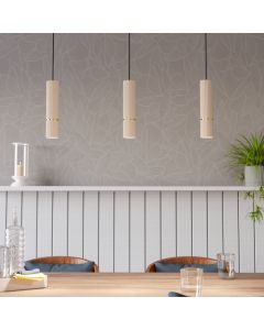 Suspension beige en acier, Vahid