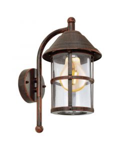 Luminaire extérieur marronne en verre, Gisele, IP23