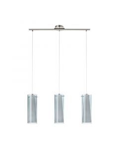 Suspension grise en verre, Barceno