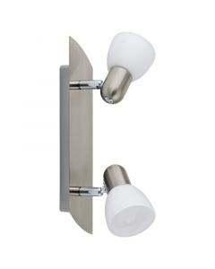 Spot plafond nickel en acier, Niene