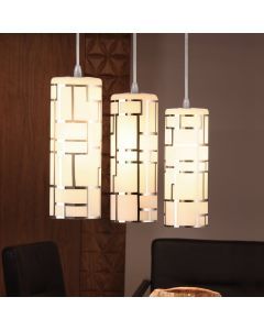 Suspension blanche en verre, Cadore