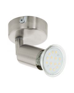Spot plafond nickel en acier, Annelies