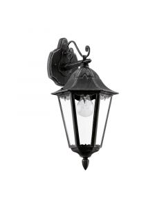 Luminaire extérieur noir en aluminium, Leanna, IP44