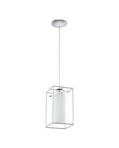 Suspension chromée en verre, Aprica
