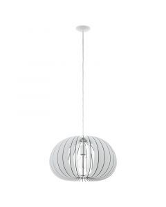 Suspension blanche en bois, Bergama