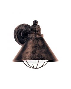 Luminaire extérieur cuivre en plastique, Alje, IP44
