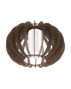 Plafonnier marron en bois, Kiran