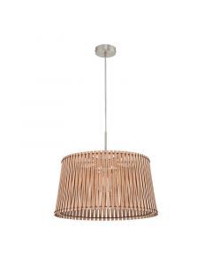 Suspension rustique bois, Berry