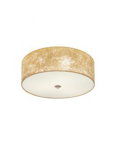 Plafonnier beige en métal, Megan
