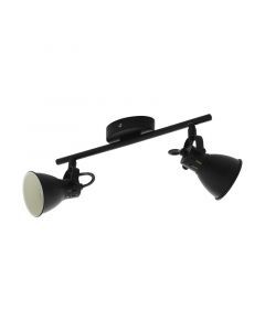 Spot plafond noir en acier, Tinke