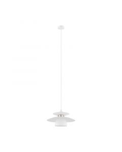 Suspension blanche en acier, Lariana