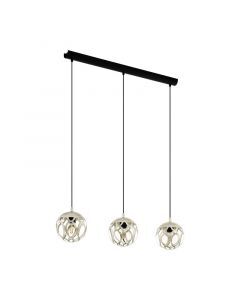 Suspension grise en acier, Eveliene