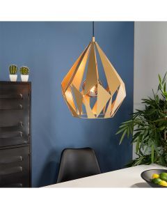 Suspension dorée en aluminium, Acri