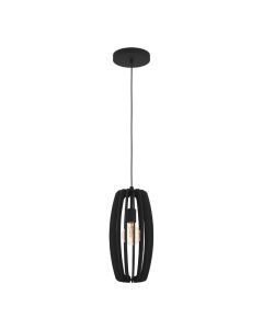 Suspension en bois noire, Wilko