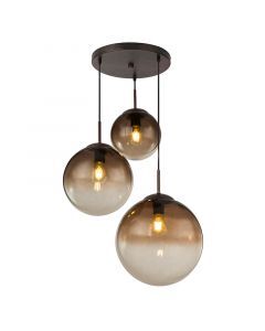 Suspension ambre en verre, Novia