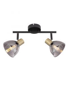 Spot plafond doré en verre, Arthur