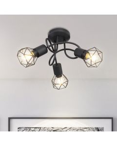 Spot plafond noir en métal, Organo