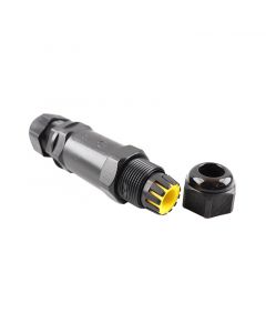 Raccord de câble étanche noir IP68, max 3 x 1,5mm