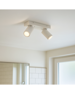 Spot plafond blanc moderne, Kenan, IP44