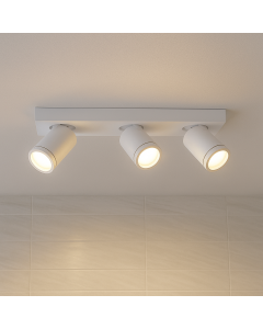 Spot plafond blanc moderne, Kenan, IP44