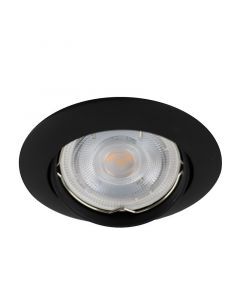 Spot encastré noir en aluminium, Ipsi