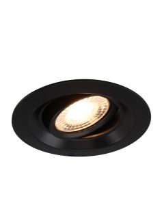 Spot encastré noir en aluminium, Sefer