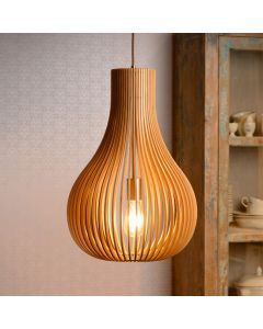 Suspension en bois marronne, Bodo