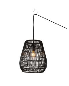 Luminaire extérieur rustique noir, Nerida, IP44
