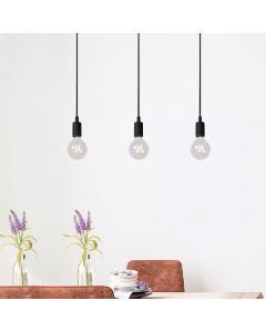 Suspension moderne noire, Fix