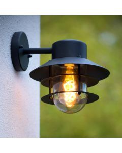 Luminaire extérieur moderne noire, Zico, IP44