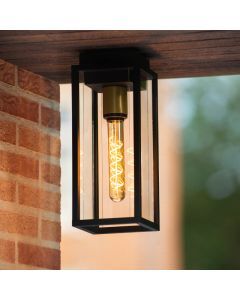 Luminaire extérieur classique noir, Laurens, IP54