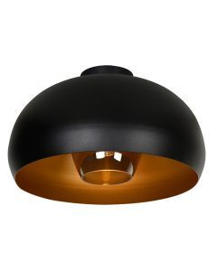 Lampe plafond rétro grise, Sharan