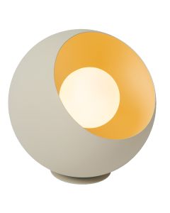 Lampe de table moderne beige, Doredos, avec interrupteur
