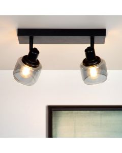 Spot plafond classique gris, Bjorn