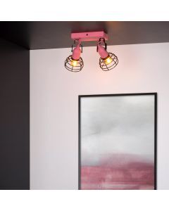 Spot plafond pour enfants moderne rose, Paulien