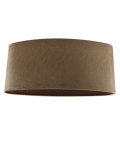 50 cm abat-jour en velours marron ovale, Rody