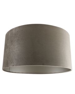50 cm abat-jour en velours taupe, Rody