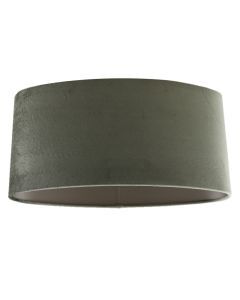 40 cm abat-jour en velours vert ovale, Rody