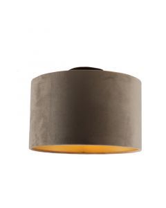 Lampe plafond dorée moderne, Krista