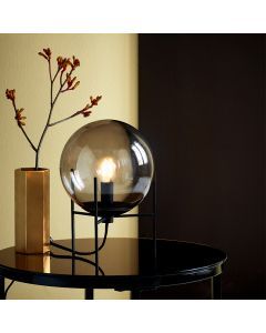 Lampe de table design noire, Alton, avec interrupteur