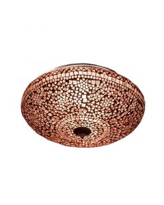 Lampe plafond orientale violette mosaïque, Louay