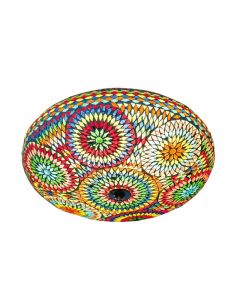 Lampe plafond orientale multicolore mosaïque, Annas