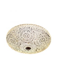 Lampe plafond orientale transparente mosaïque, Annas