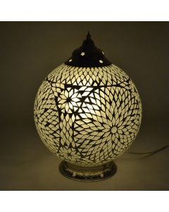 Lampe de table orientale transparente mosaïque, Dalil