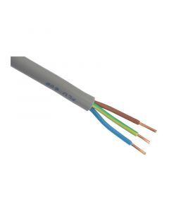 Câble externe de 5 mètres XMVK 3 x 2,5 mm, gris