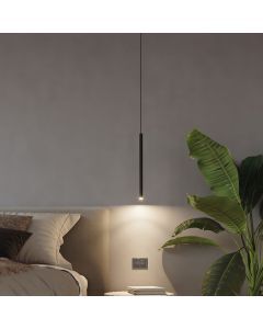 Suspension en aluminium noire, Hillary