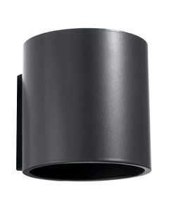 Applique up and down en aluminium anthracite, Amely