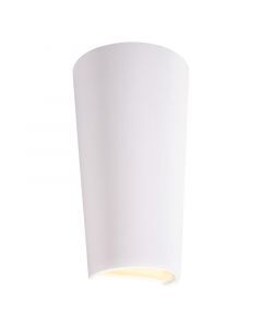 Applique up and down en céramique blanche, Maayke
